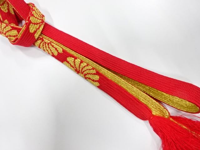 正絹　手組帯締め